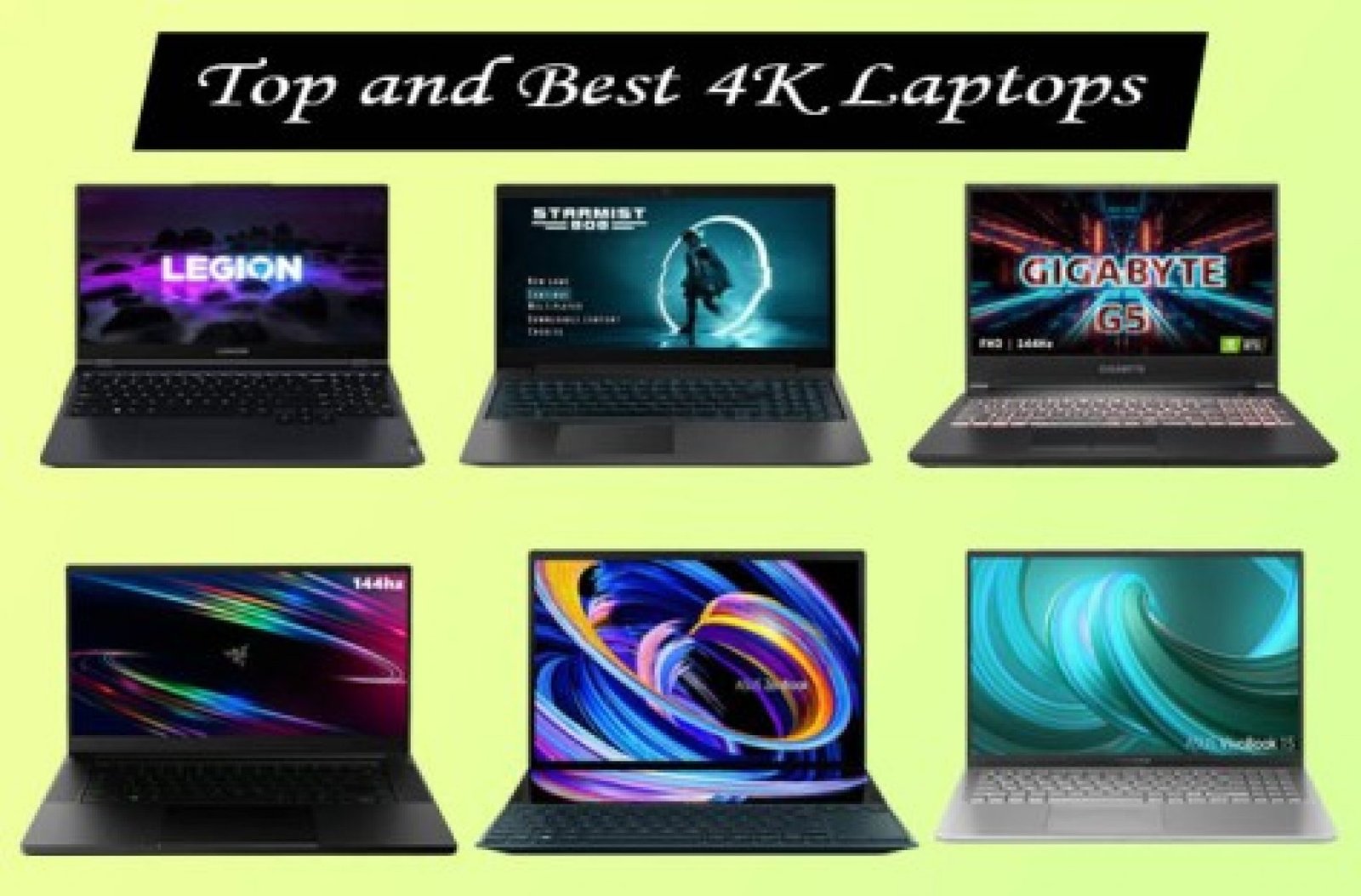 Best 4k Laptops in 2023 91Laptop